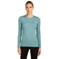 Icebreaker Merino 200 Oasis Crewe Rainer Ridge Langarm-baselayer Icebreaker Merino 200 Oasis Crewe Rainer Ridge Langarm-baselayer
