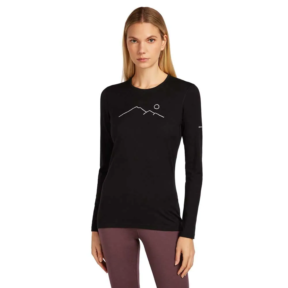 Icebreaker Merino 200 Oasis Crewe Rainer Ridge Langarm-baselayer Icebreaker Merino 200 Oasis Crewe Rainer Ridge Langarm-baselayer