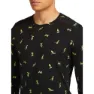 Icebreaker Merino 200 Oasis Crewe Snow Day Aop Langarm-baselayer