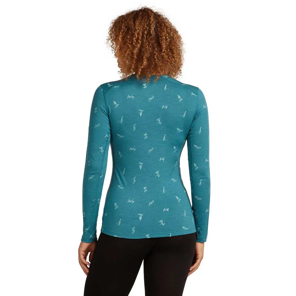 Icebreaker Merino 200 Oasis Crewe Snow Day Langarm-baselayer Icebreaker Merino 200 Oasis Crewe Snow Day Langarm-baselayer