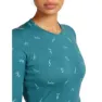 Icebreaker Merino 200 Oasis Crewe Snow Day Langarm-baselayer