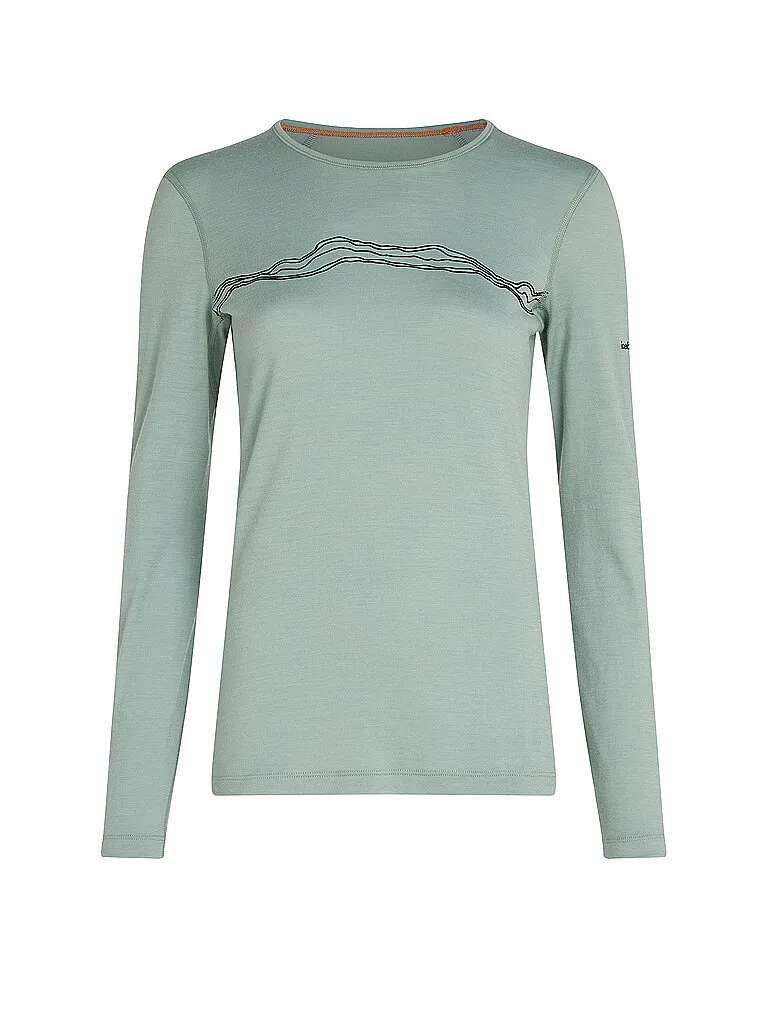 Icebreaker Merino 200 Oasis Mountain Pulse Langarm-baselayer Icebreaker Merino 200 Oasis Mountain Pulse Langarm-baselayer