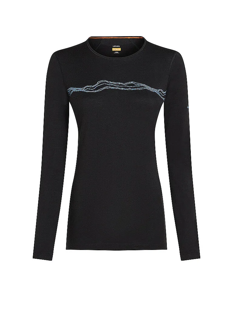 Icebreaker Merino 200 Oasis Mountain Pulse Langarm-baselayer