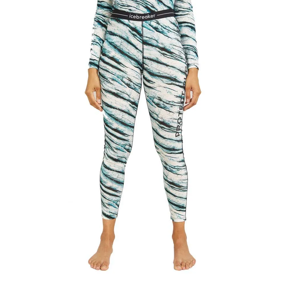 Icebreaker Merino 200 Oasis Protect Our Winters Aop Leggings, Snow aop Icebreaker Merino 200 Oasis Protect Our Winters Aop Leggings, Snow aop