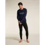 Icebreaker Merino 200 Oasis Snow Wave Langarm-baselayer