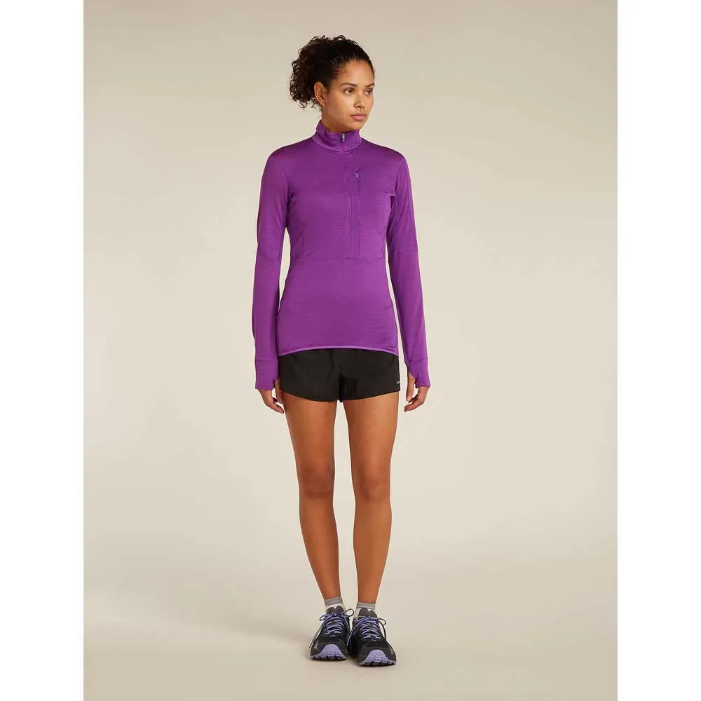 Icebreaker Merino 200 Realfleece Descender Halbreißverschluss-sweatshirt