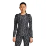 Icebreaker Merino 260 Tech Vertex Crewe Delta Lines Aop Langarm-baselayer