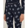 Icebreaker Merino 260 Vertex Falling Flakes Leggings, Midnight navy / snow / j