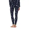 Icebreaker Merino 260 Vertex Falling Flakes Leggings, Midnight navy / snow / j
