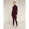 Icebreaker Merino 260 Vertex Frozen Forms Langarm-baselayer, Black / port / j