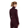 Icebreaker Merino 260 Vertex Frozen Forms Langarm-baselayer, Black / port / j