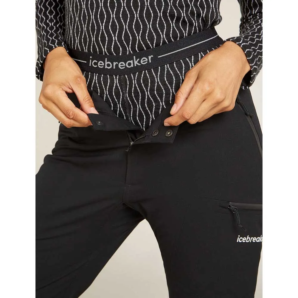 Icebreaker Merino 260 Vertex On-piste Leggings, Black / snow / j Icebreaker Merino 260 Vertex On-piste Leggings, Black / snow / j