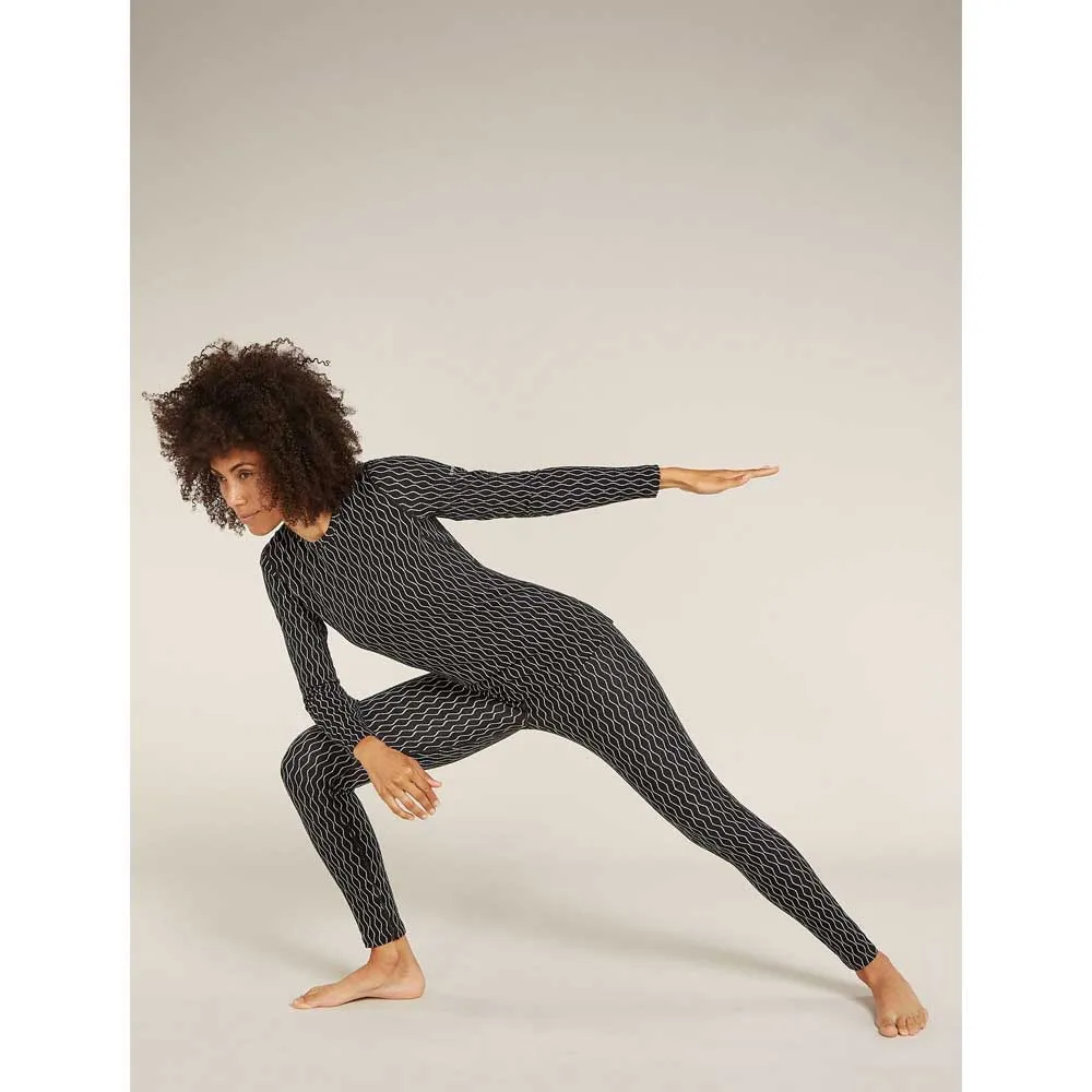 Icebreaker Merino 260 Vertex On-piste Leggings, Black / snow / j Icebreaker Merino 260 Vertex On-piste Leggings, Black / snow / j