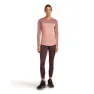 Icebreaker Merino Blend 125 Cool-lite™ Sphere Colour Block Langarm-t-shirt, Blush / summit / cb
