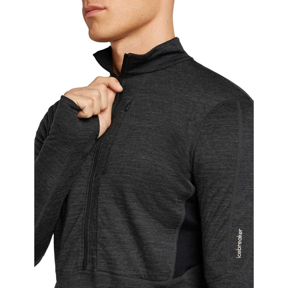 Icebreaker Merino Blend 200 Realfleece™ Descender Halbreißverschluss-sweatshirt male