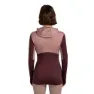 Icebreaker Merino Blend 200 Realfleece™ Descender Reißverschlusspullover female, Summit / java / acid pink / cb