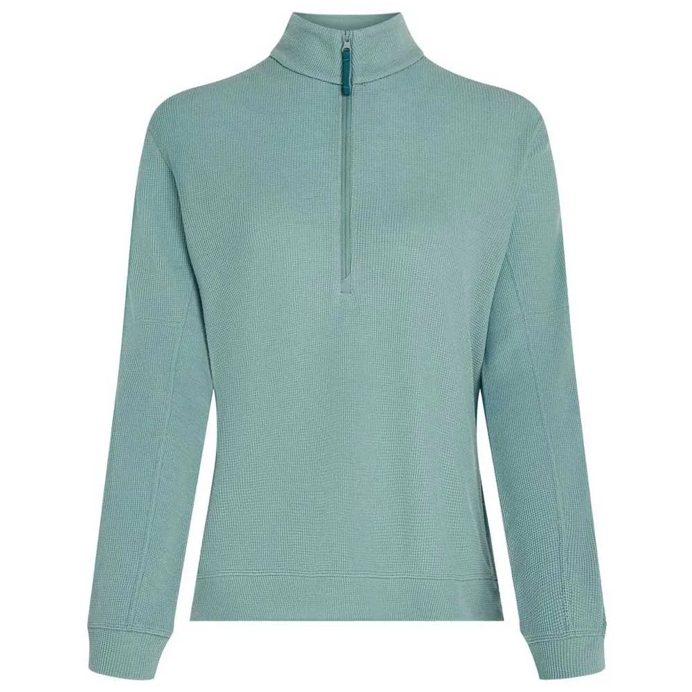 Icebreaker Merino Blend 260 Waffle Knit Wander Halbreißverschluss-sweatshirt, Hydro Icebreaker Merino Blend 260 Waffle Knit Wander Halbreißverschluss-sweatshirt, Hydro