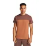 Dusty clay / carob / colourblock