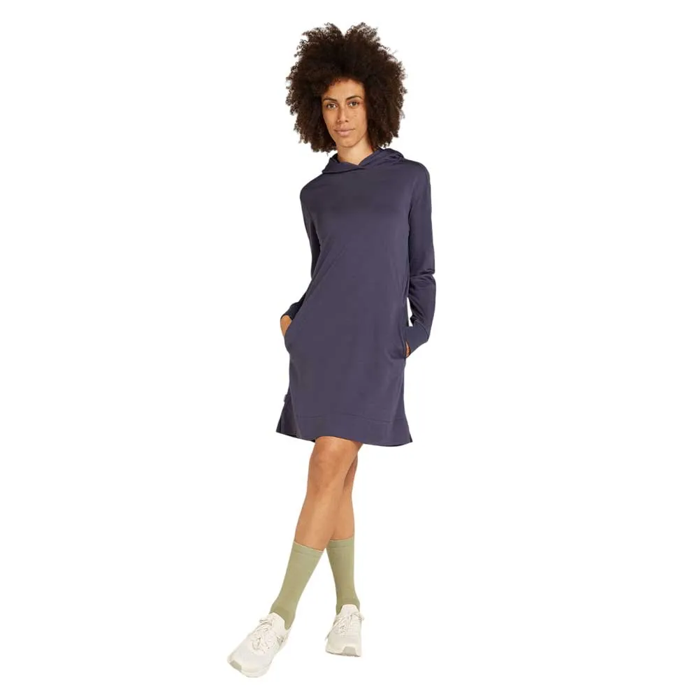 Icebreaker Merino Crush Kleid, Graphite Icebreaker Merino Crush Kleid, Graphite