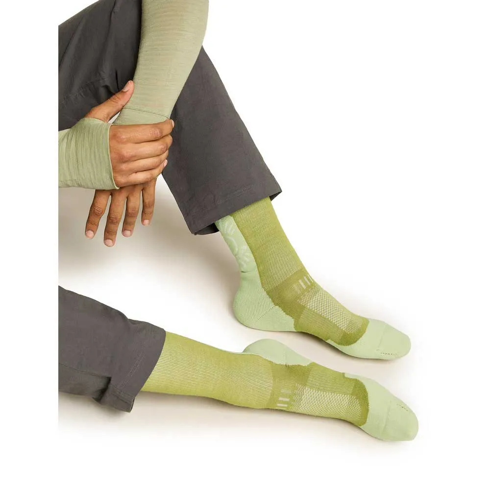 Icebreaker Merino Hike+ Light Crew Solar Socken