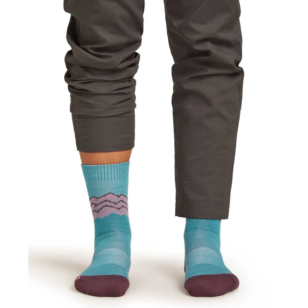 Icebreaker Merino Hike+ Medium Across The Peaks Crew-socken
