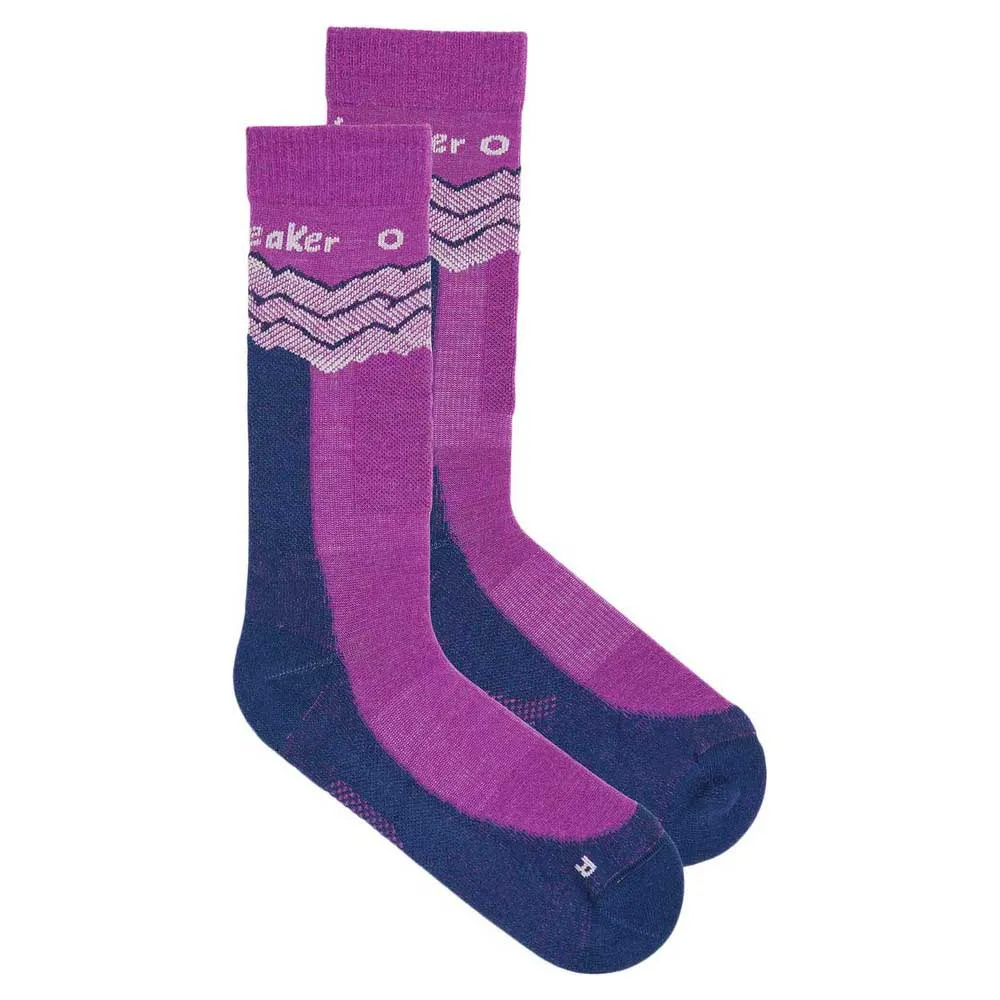 Icebreaker Merino Hike+ Medium Crew Across The Peaks Socken Icebreaker Merino Hike+ Medium Crew Across The Peaks Socken