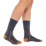 Icebreaker Merino Hike+ Medium Crew Sunrise Socken, Dawn / ray / baja / feldspar