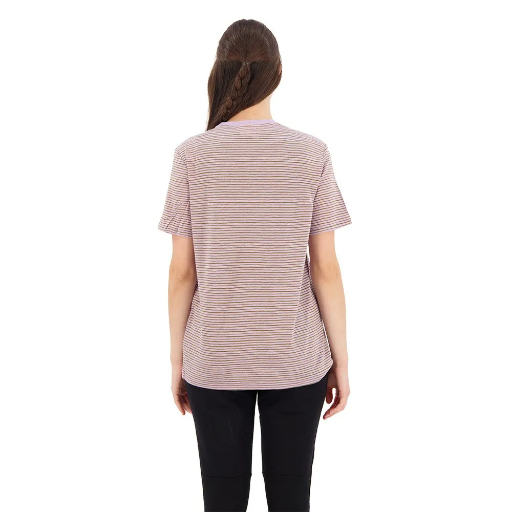 Icebreaker Merino Linen Stripe Kurzarm-t-shirt, Purple gaze / algae / s Icebreaker Merino Linen Stripe Kurzarm-t-shirt, Purple gaze / algae / s