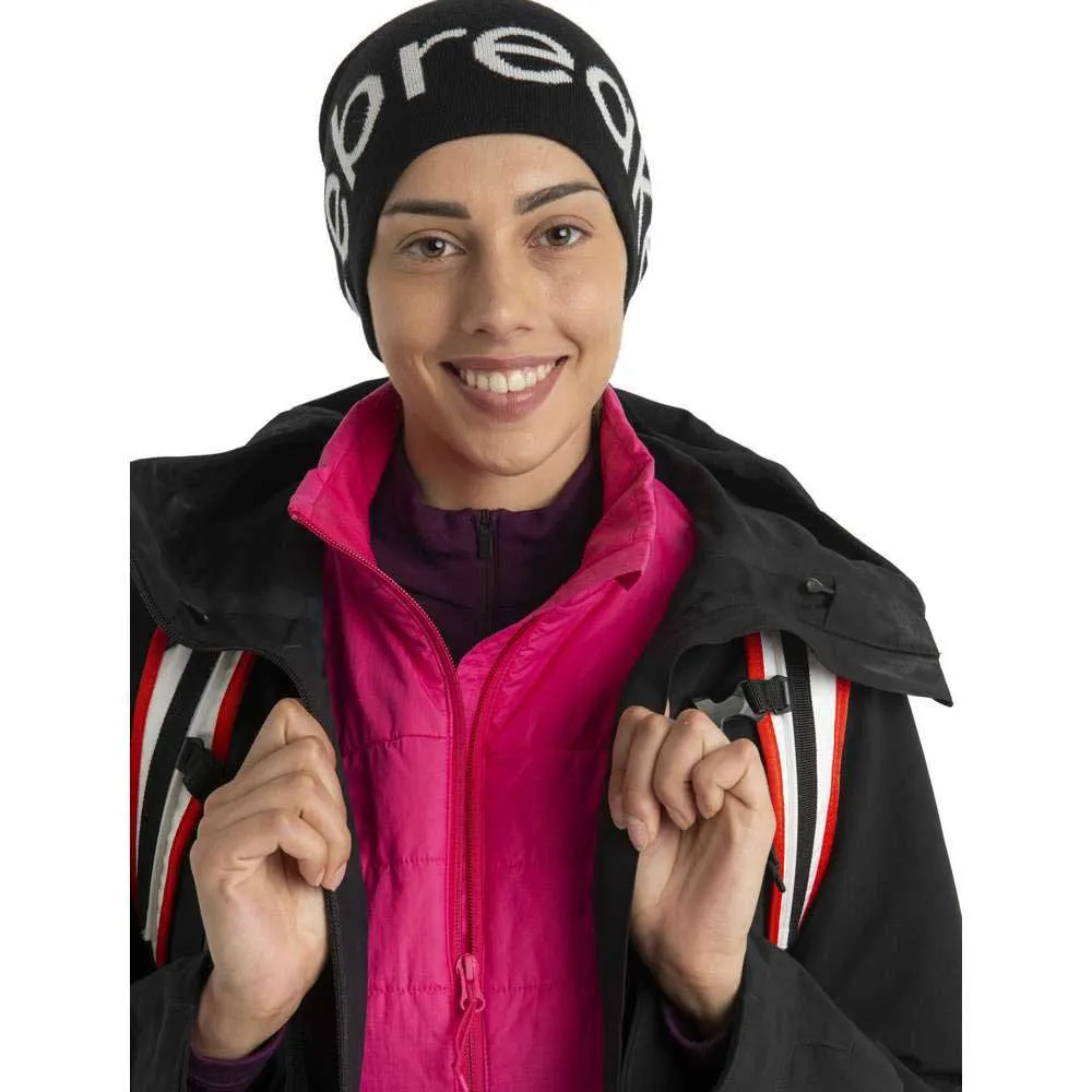 Icebreaker Merino Mütze, Black / ecru heather Icebreaker Merino Mütze, Black / ecru heather