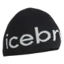 Icebreaker Merino Mütze, Black / ecru heather
