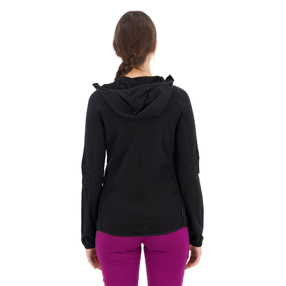 Icebreaker Quantum Hybrid Merino Reißverschlusspullover, Black Icebreaker Quantum Hybrid Merino Reißverschlusspullover, Black