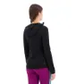 Icebreaker Quantum Hybrid Merino Reißverschlusspullover, Black