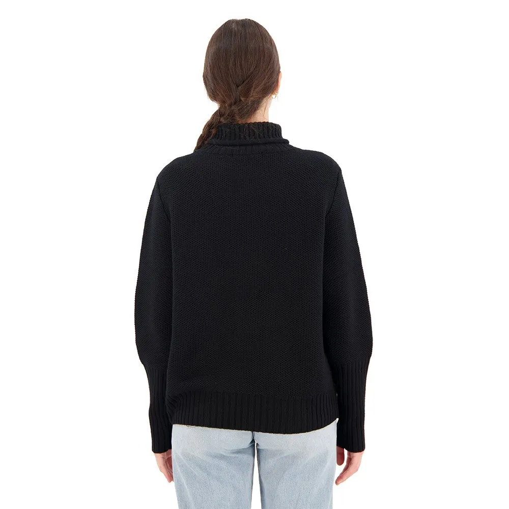 Icebreaker Seevista Funnel Neck Merino Pullover, Black
