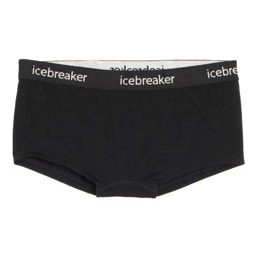 Icebreaker Sprite Hot Merino Boxershorts, Black / black Icebreaker Sprite Hot Merino Boxershorts, Black / black