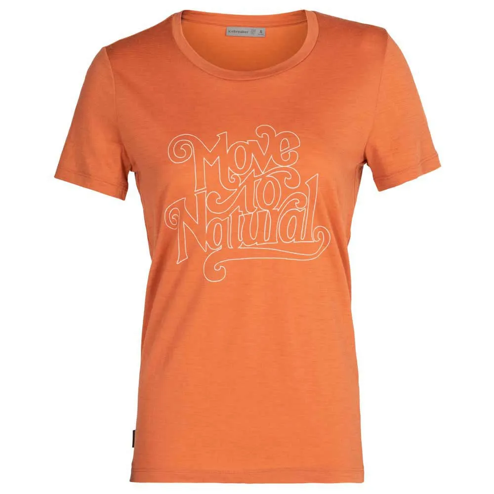 Icebreaker T-lite Ii Move To Natural Merino Kurzarm-t-shirt, Clay Icebreaker T-lite Ii Move To Natural Merino Kurzarm-t-shirt, Clay
