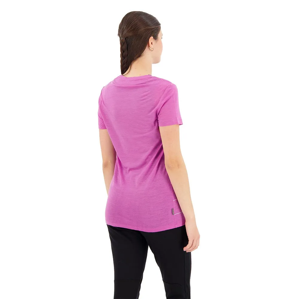 Icebreaker Tech Lite Ii Scoop Hill Sprint Merino Kurzarm-t-shirt, Cosmic