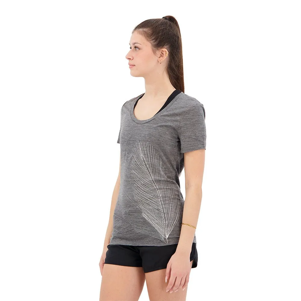 Icebreaker Tech Lite Ii Scoop Tee Plume Kurzarm-t-shirt, Gritstone hthr Icebreaker Tech Lite Ii Scoop Tee Plume Kurzarm-t-shirt, Gritstone hthr