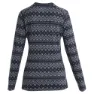Icebreaker Vertex Crewe First Snow Merino Langarm-baselayer, Midnight navy / snow / j