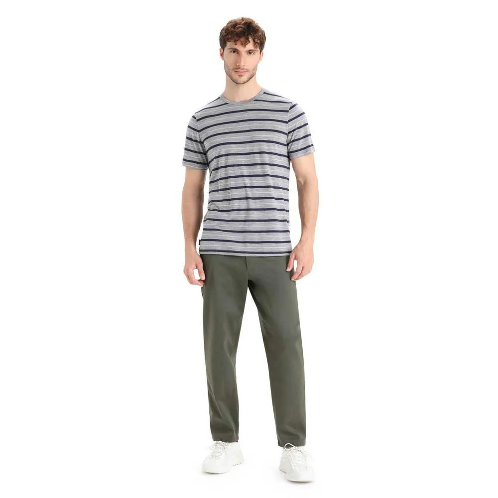 Icebreaker Wace Stipe Merino Kurzarm-t-shirt