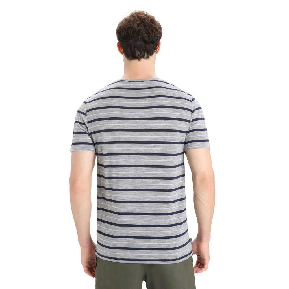 Icebreaker Wace Stipe Merino Kurzarm-t-shirt