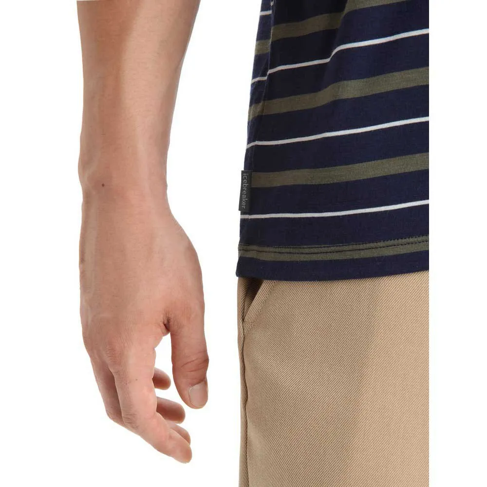 Icebreaker Wace Stipe Merino Kurzarm-t-shirt Icebreaker Wace Stipe Merino Kurzarm-t-shirt