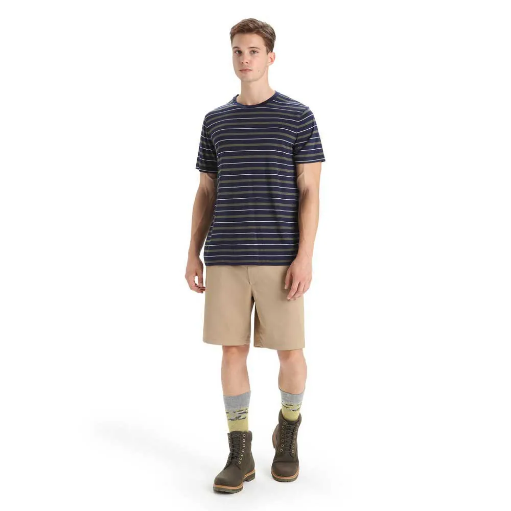 Icebreaker Wace Stipe Merino Kurzarm-t-shirt Icebreaker Wace Stipe Merino Kurzarm-t-shirt