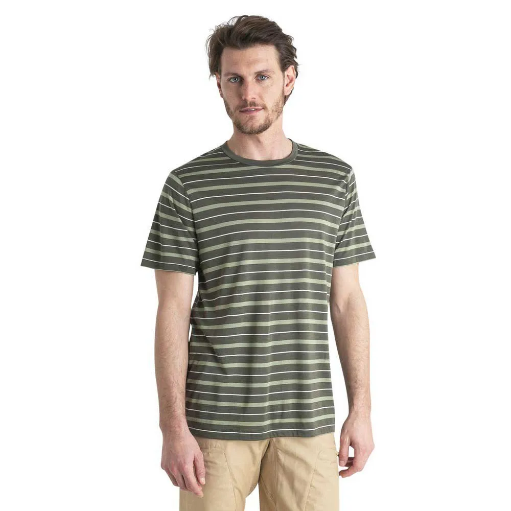Icebreaker Wave Stripe Kurzarm-t-shirt Icebreaker Wave Stripe Kurzarm-t-shirt