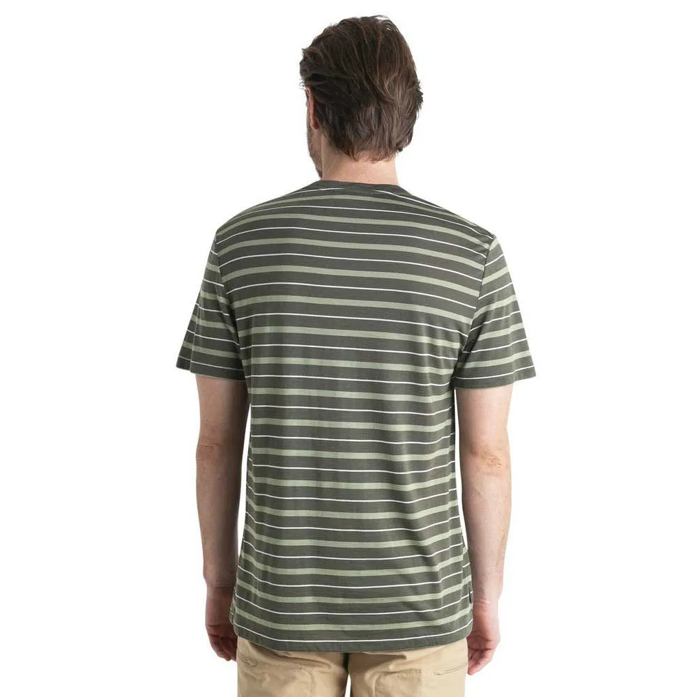 Icebreaker Wave Stripe Kurzarm-t-shirt Icebreaker Wave Stripe Kurzarm-t-shirt