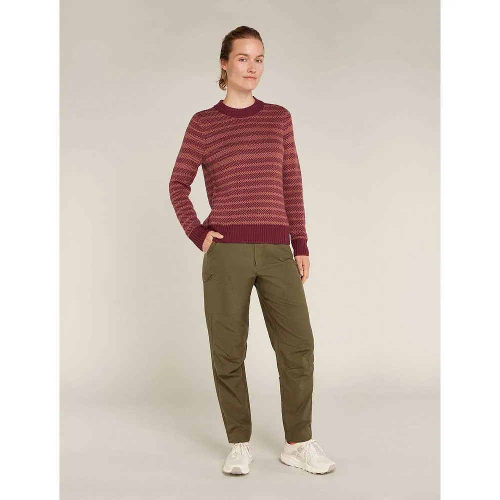 Icebreaker Waypoint Pullover, Port / cedar wood / s Icebreaker Waypoint Pullover, Port / cedar wood / s