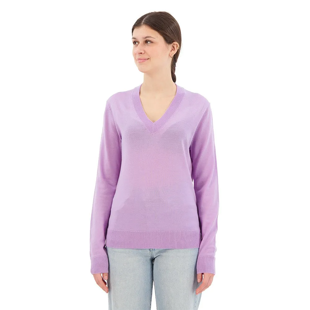 Icebreaker Wilcox V Merino Pullover, Purple gaze