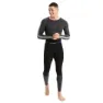 Icebreaker Zone Knit 200 Baselayer-hose, Black / jet heather / cb