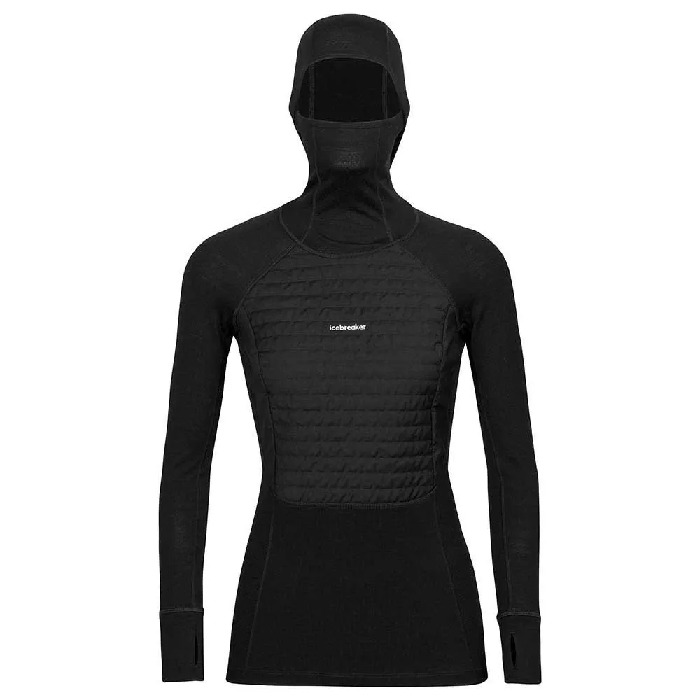 Icebreaker Zone Knit Insulated Sweatshirt, Black Icebreaker Zone Knit Insulated Sweatshirt, Black