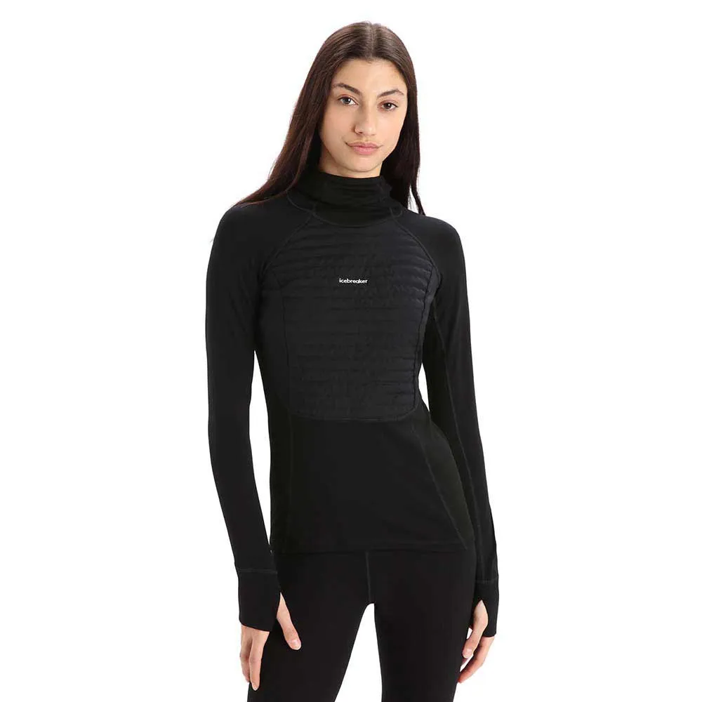 Icebreaker Zone Knit Insulated Sweatshirt, Black Icebreaker Zone Knit Insulated Sweatshirt, Black