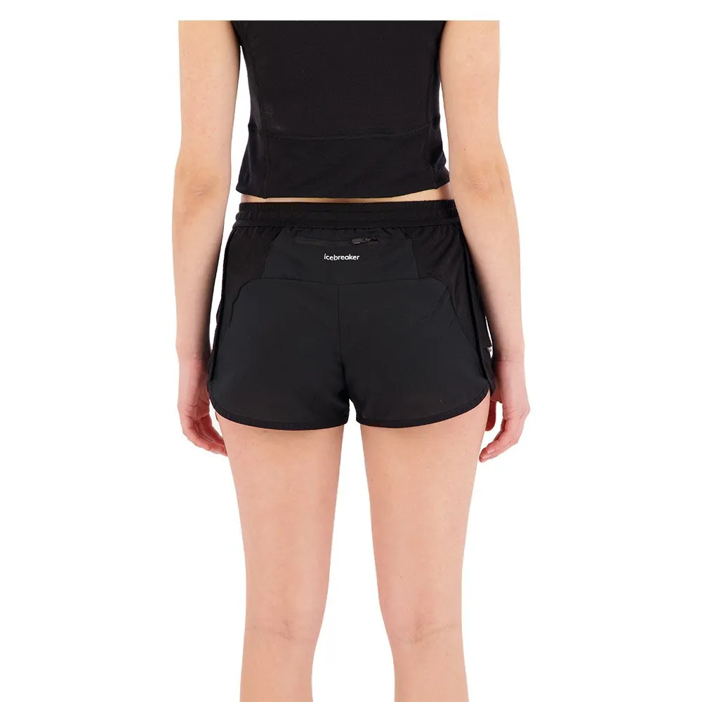 Icebreaker Zone Knit Kurze Hose, Black